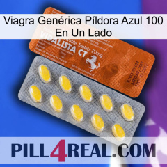 Viagra Genérica Píldora Azul 100 En Un Lado 42